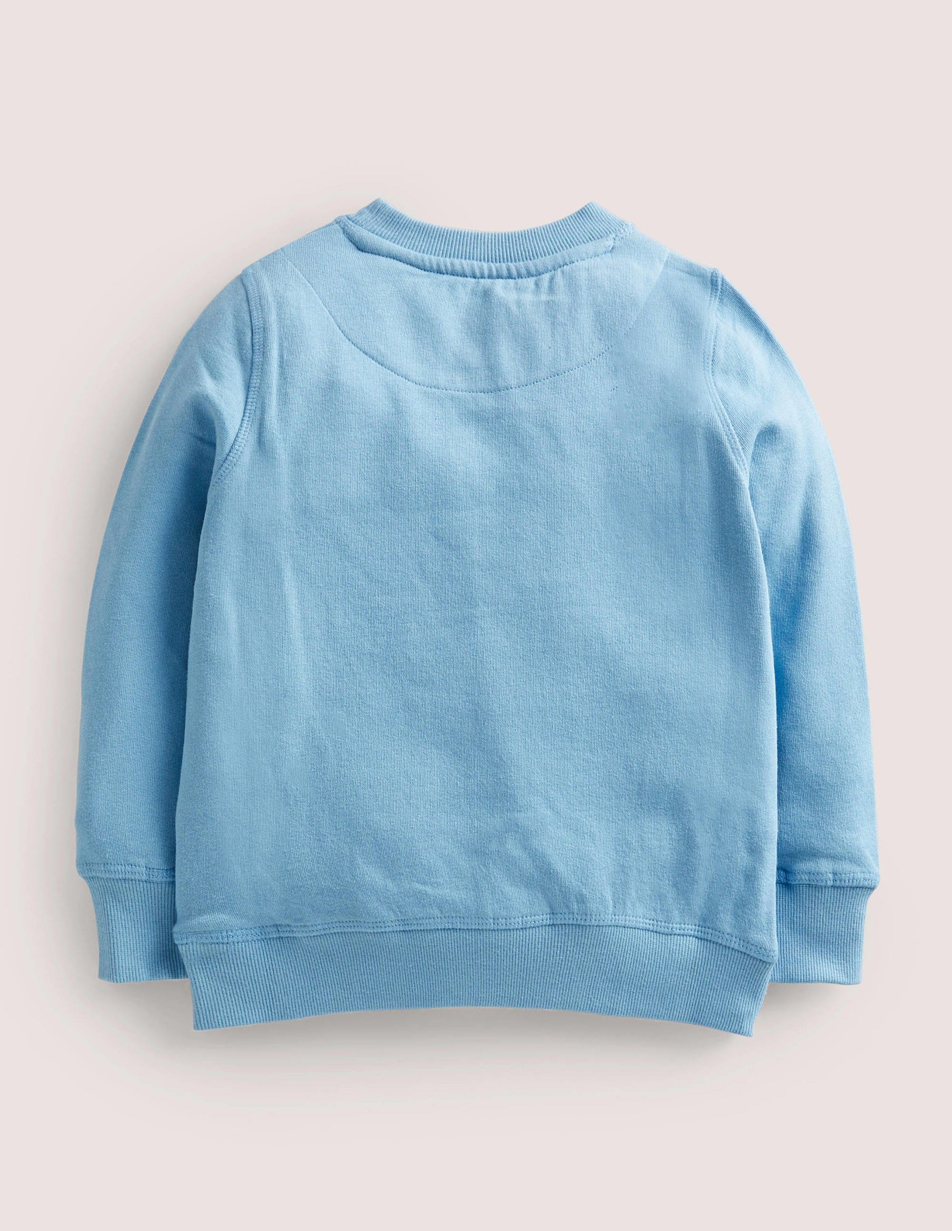 Blue Reindeer Embroidered Sweatshirt-Dusty Blue Reindeer-2