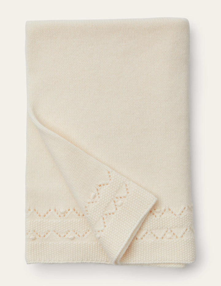 Cosy Cashmere Blanket-Ecru