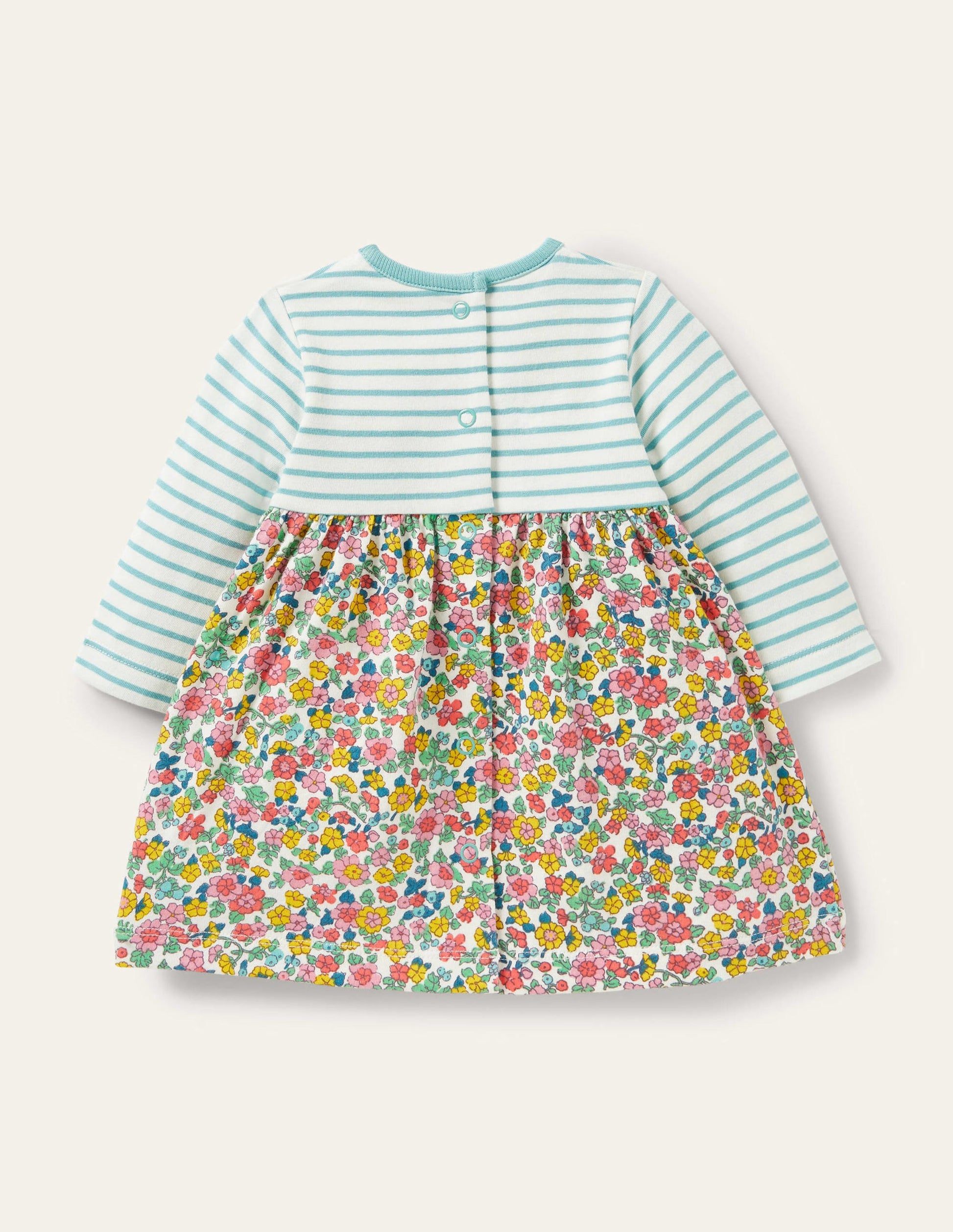 Hotch Potch Dress-Multi Vintage Flowerbed-2