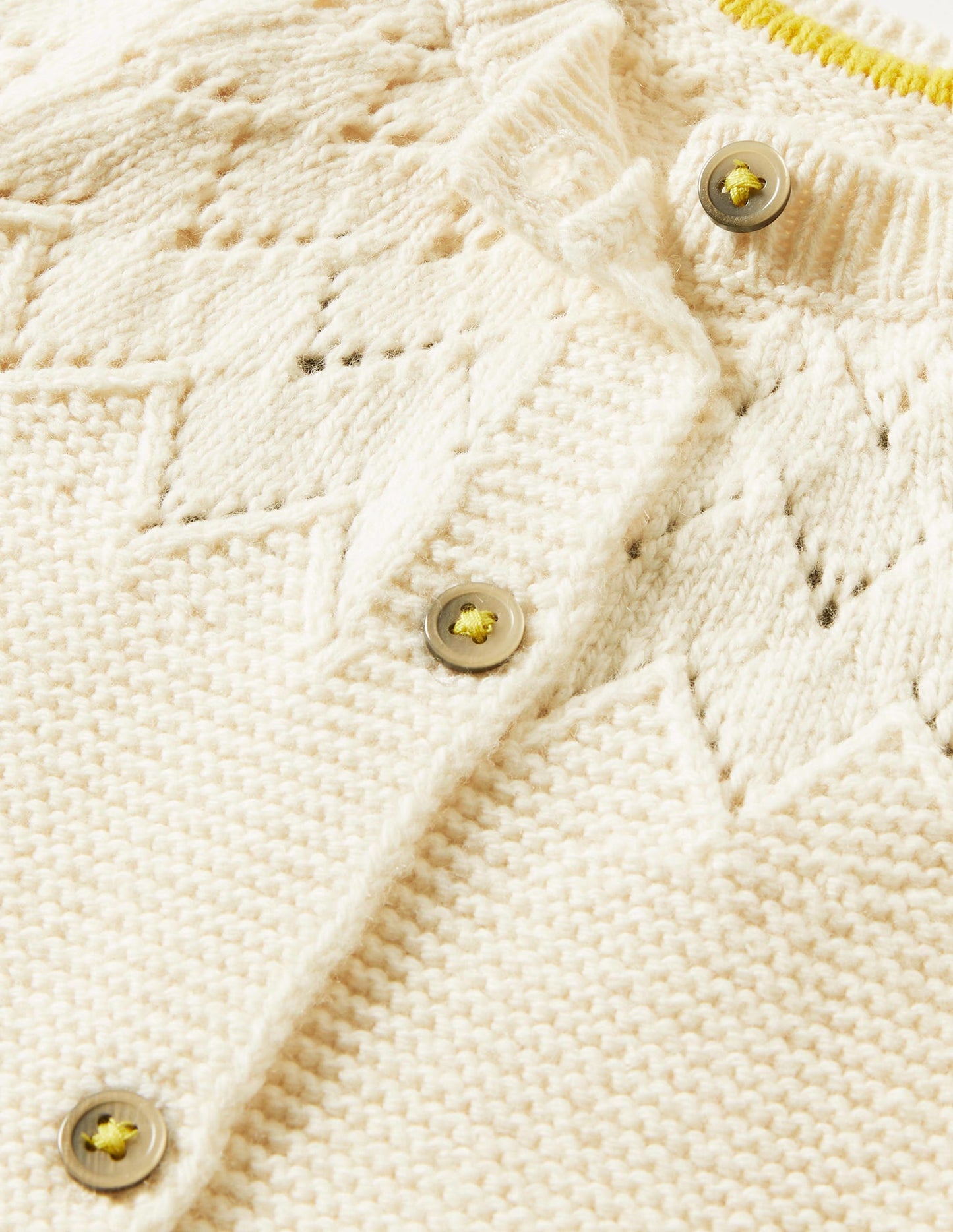 Cosy Cardigan-Ecru Marl