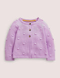 Cosy Bobble Cardigan-Lilac Bud