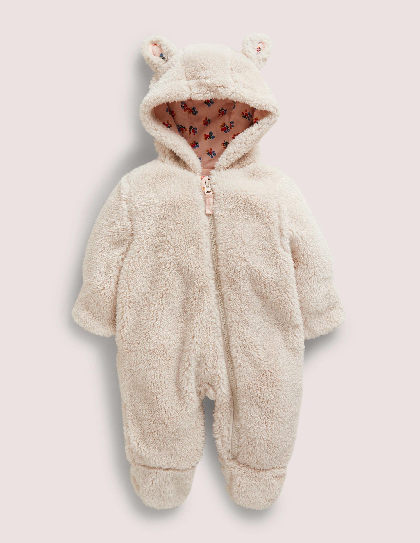 Cosy Bunny Borg All-in-one-Natural