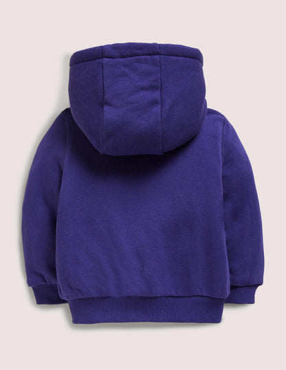Appliqué Shaggy Hoodie-Starboard Blue Tractor-2