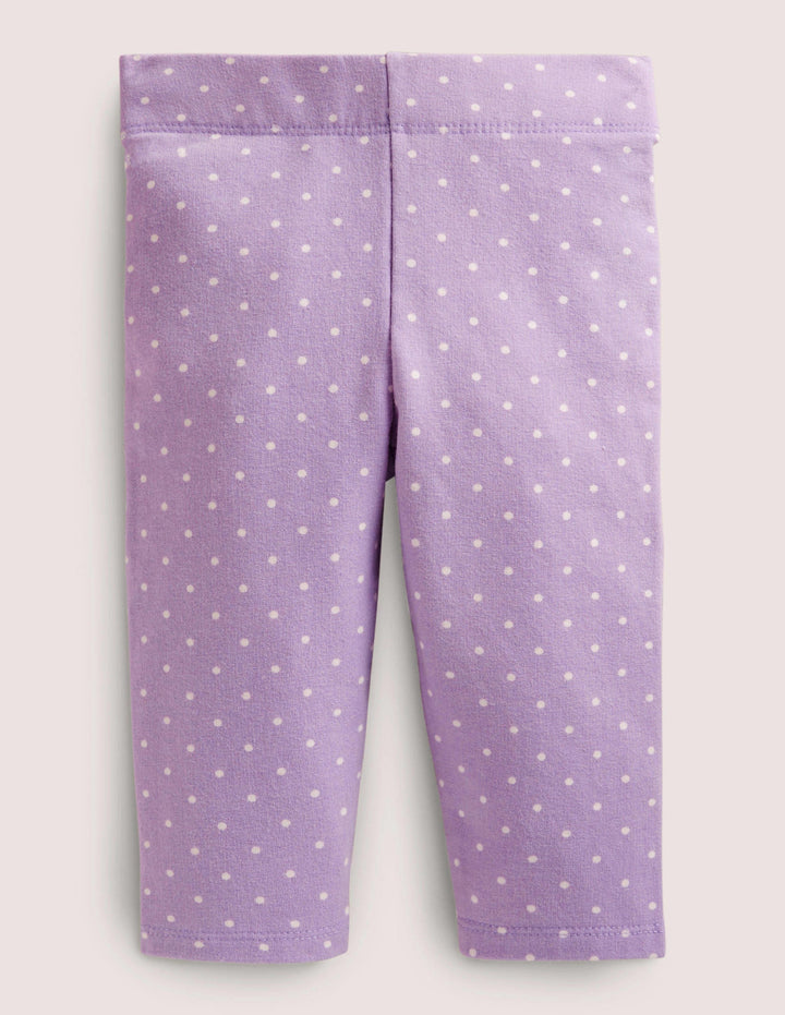 Cosy Leggings-Lilac Pin Spot