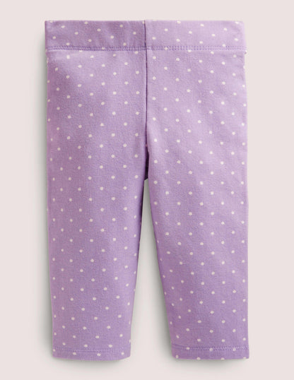 Cosy Leggings-Lilac Pin Spot-1