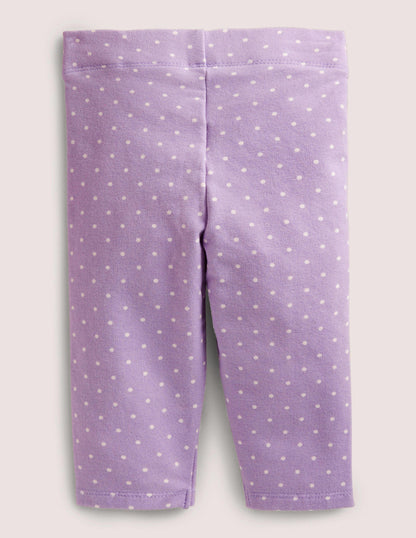 Cosy Leggings-Lilac Pin Spot-2