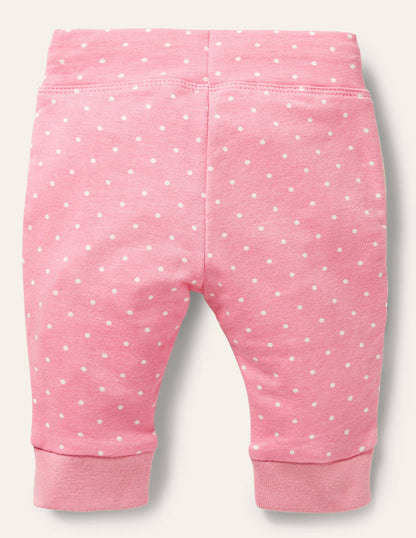 Appliqué Jersey Trousers-Bright Petal Pin Spot Animals-2