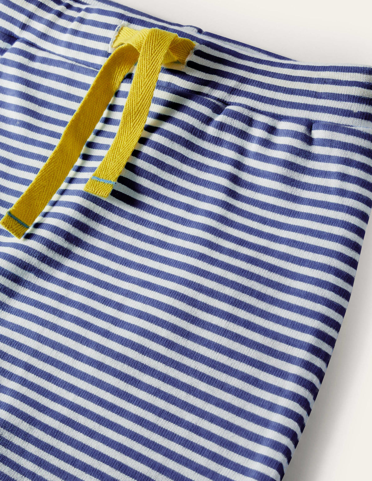GOTS Organic Newborn Trousers-Ivory/Starboard Blue - Image 3