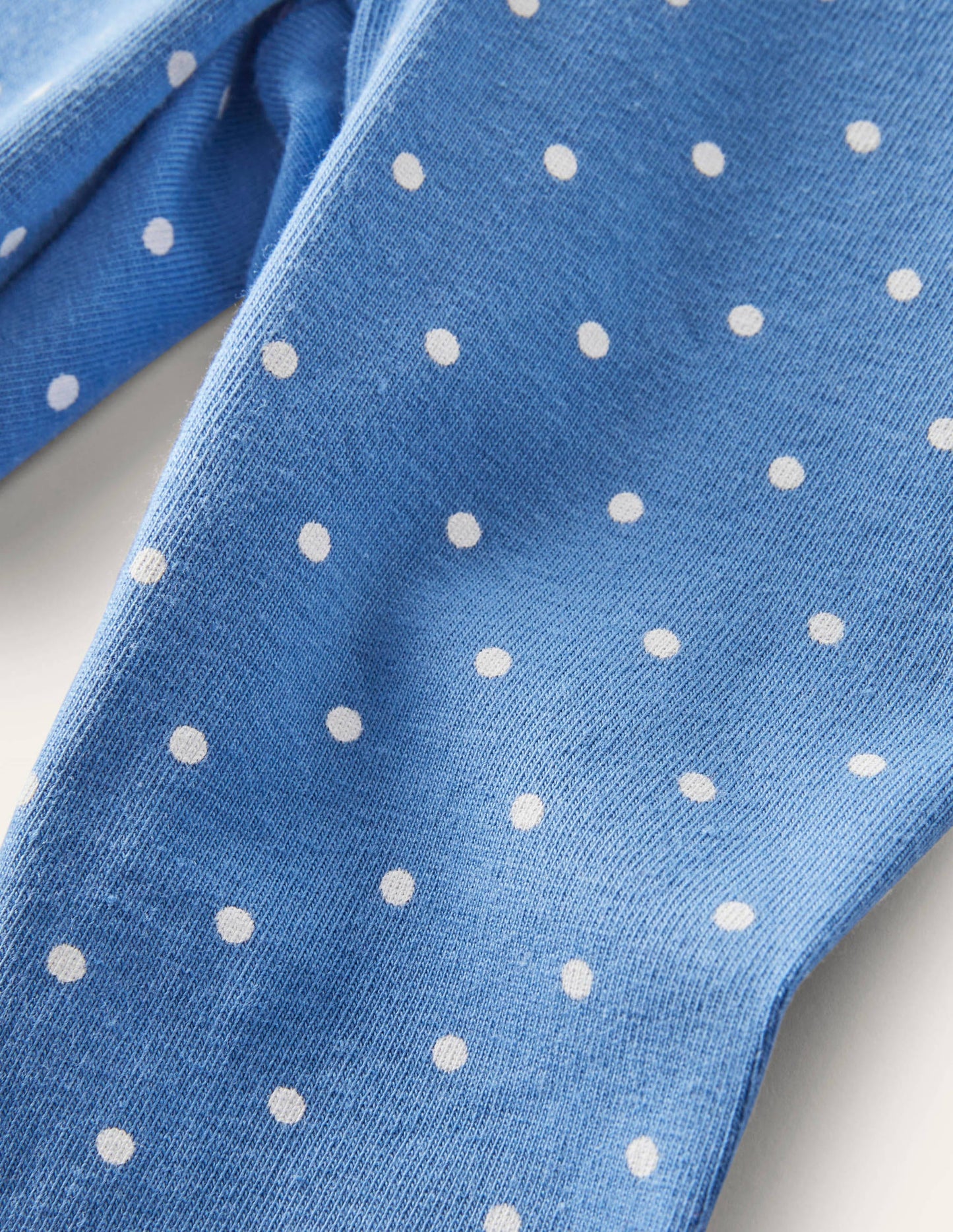 Baby Leggings-Bright Bluebell Pin Spot