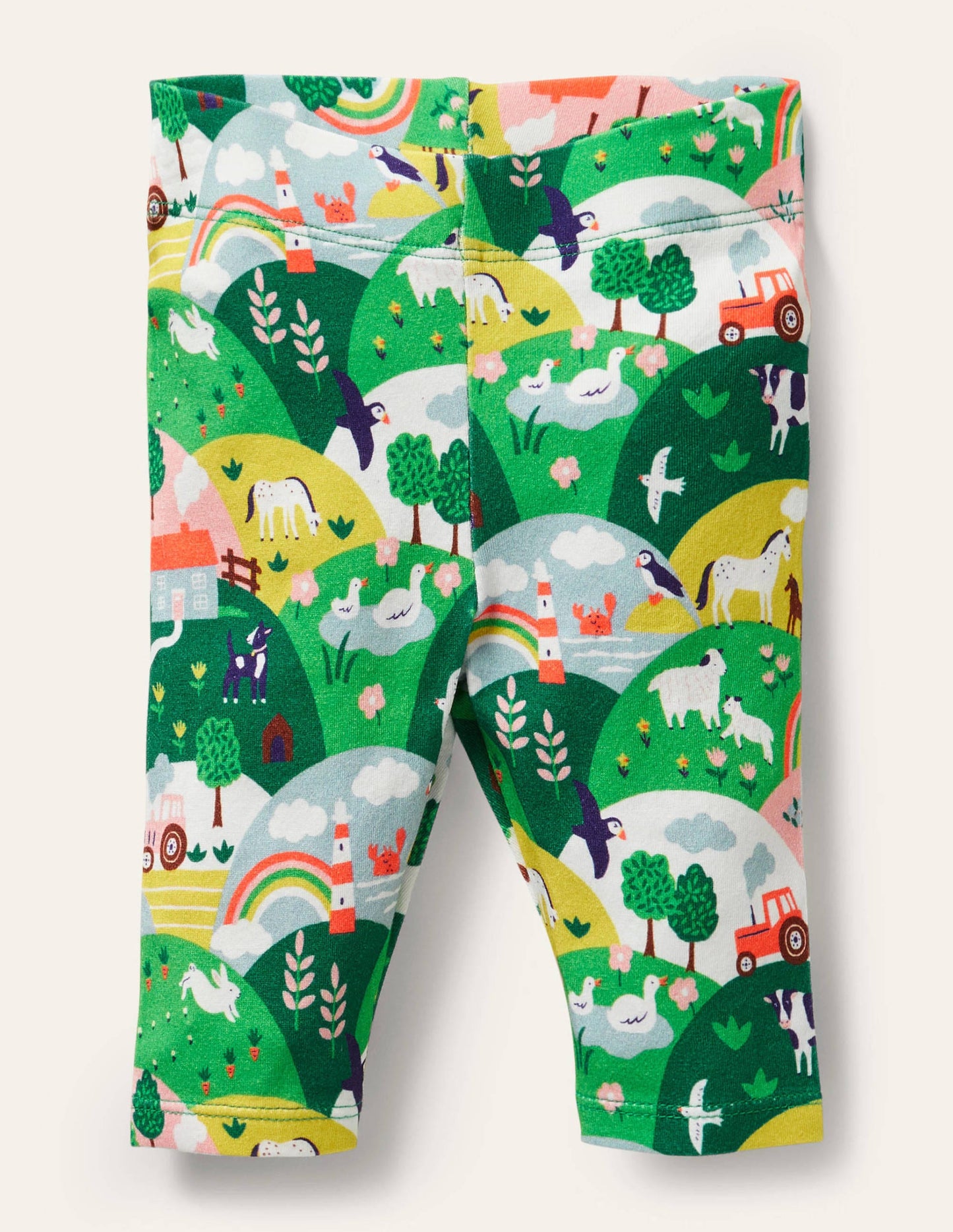 Baby Leggings-Multi Coastal Scene