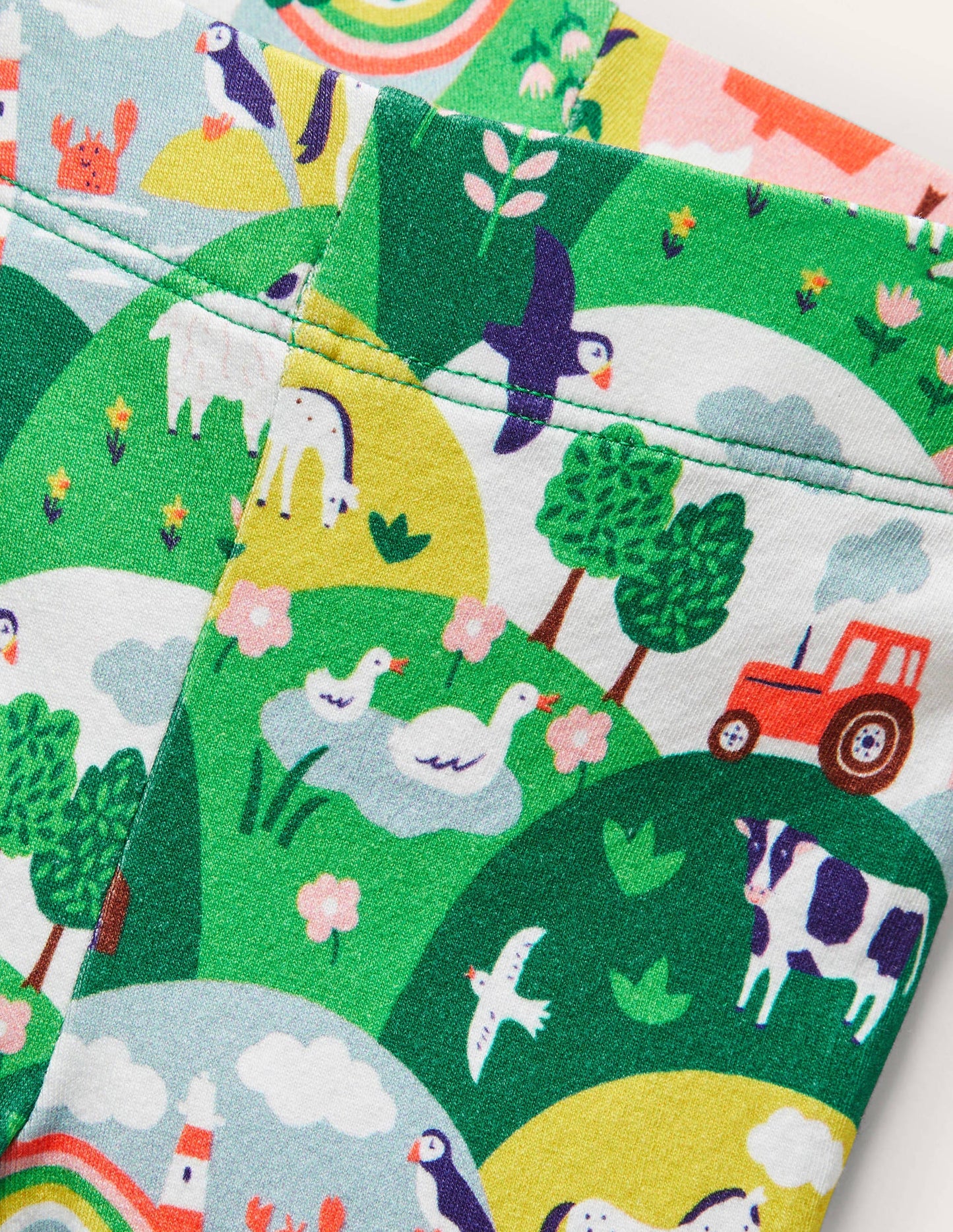 Baby Leggings-Multi Coastal Scene