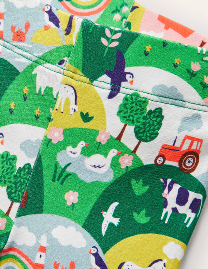 Baby Leggings-Multi Coastal Scene-3