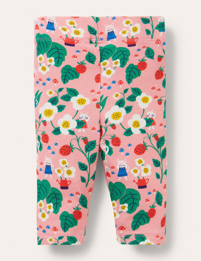 Baby Leggings-Pink Lemonade Strawberry Patch-2