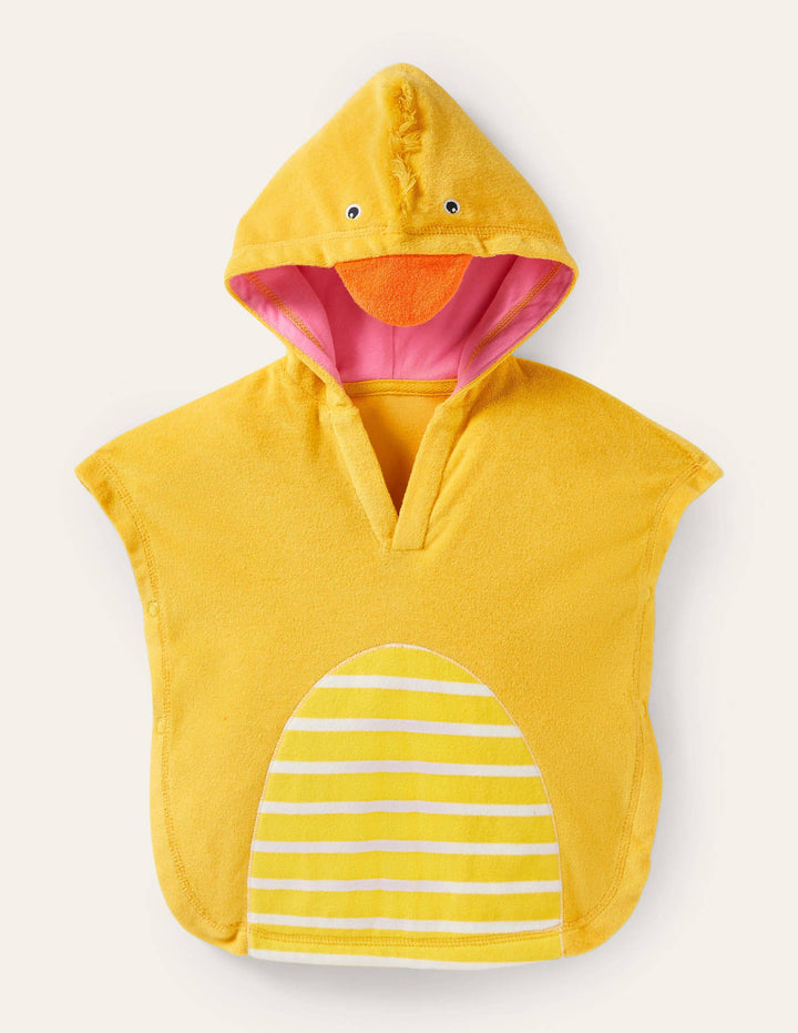 Chick Towelling Throw On-Sweetcorn Yellow Chick