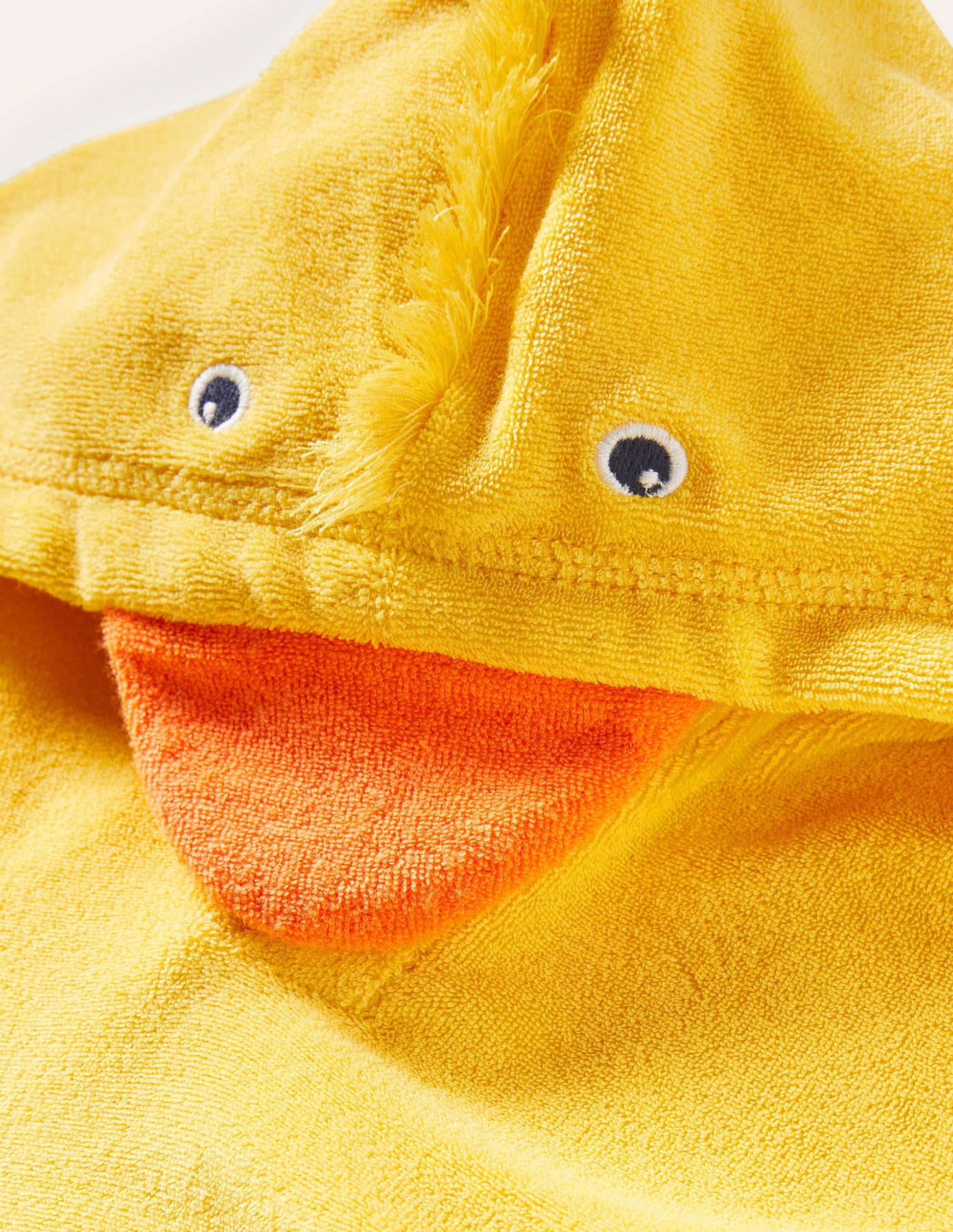 Chick Towelling Throw On-Sweetcorn Yellow Chick-3