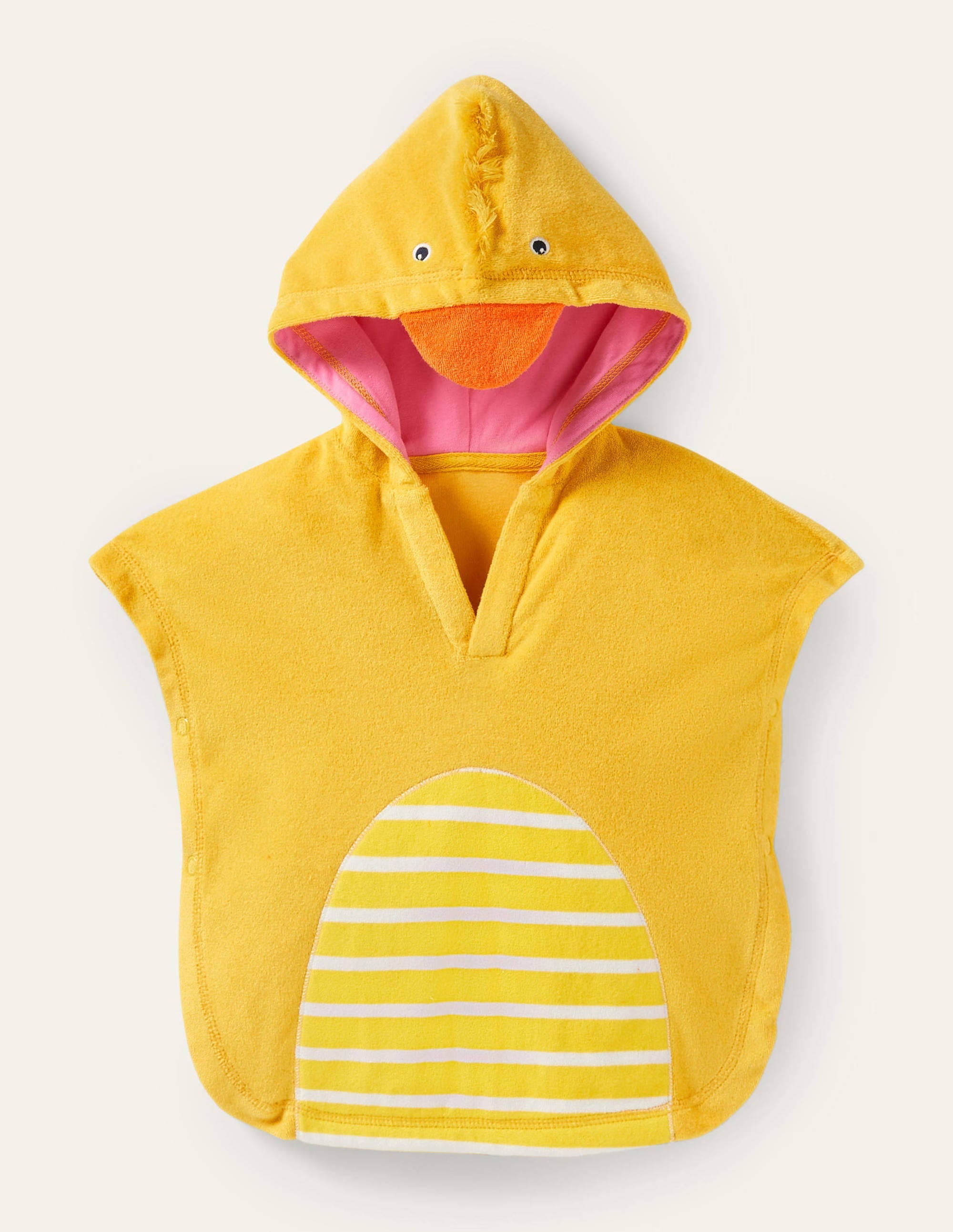 Chick Towelling Throw On-Sweetcorn Yellow Chick - Image 1