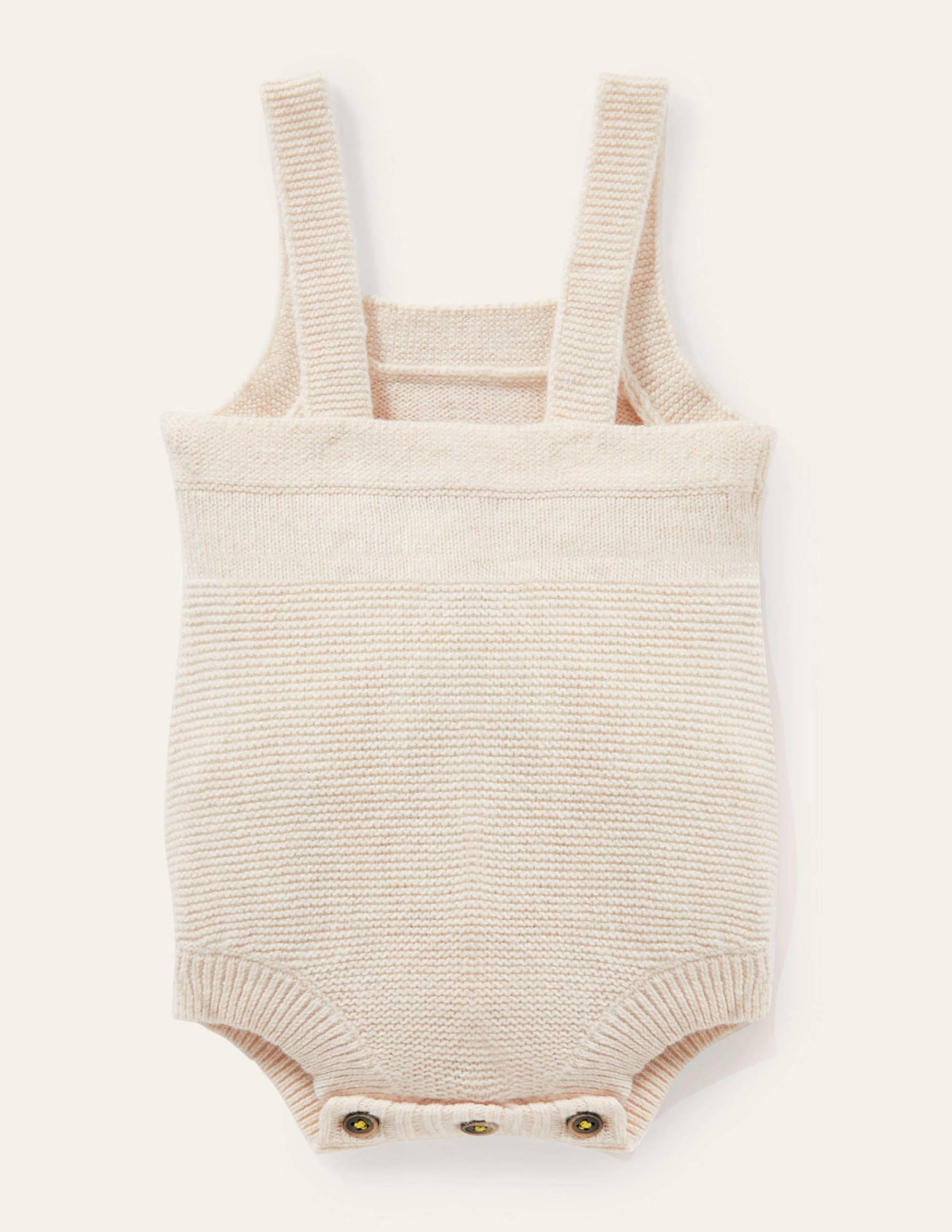 Fun Knitted Romper-Ecru Marl Rainbow-2