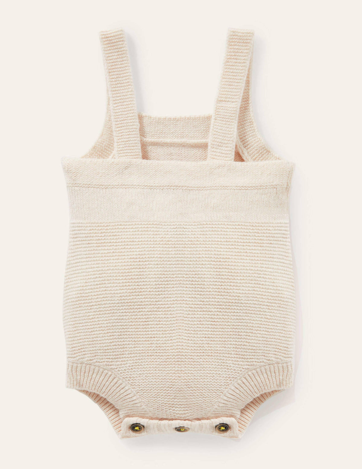 Fun Knitted Romper-Ecru Marl Rainbow - Image 2