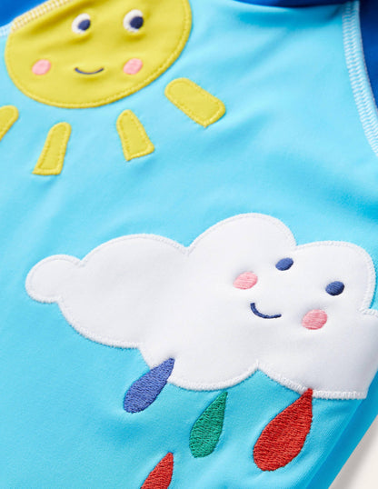 Rash Vest Set-Aqua-3