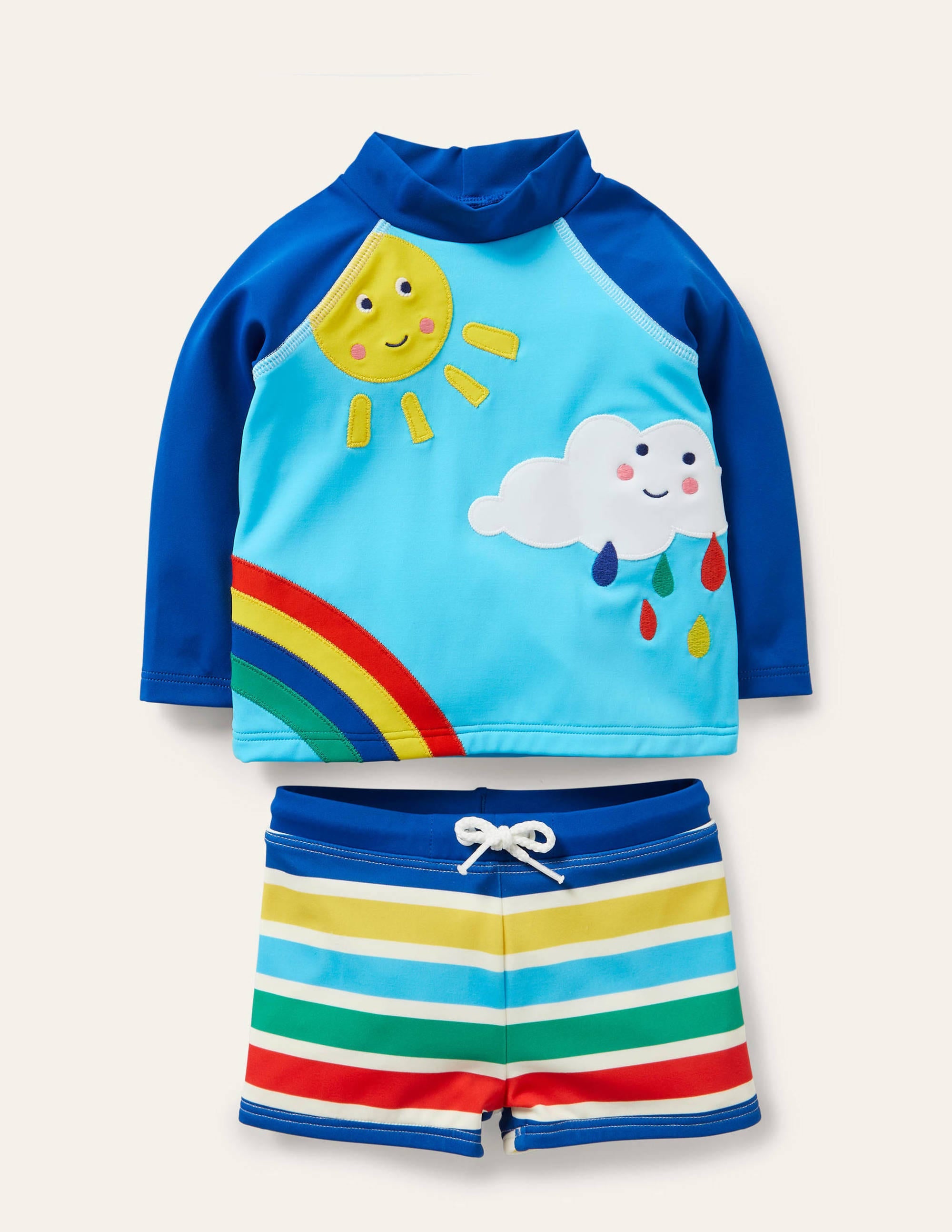 Rash Vest Set-Aqua - Image 1
