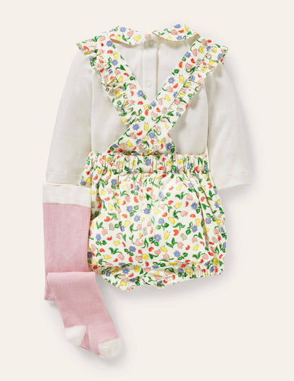 Cord Bloomer 3 Piece Set-Ivory Baby Chicks-2
