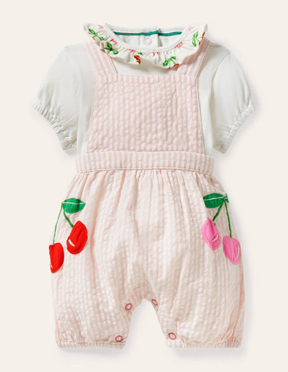 Cherry Romper set-Molly Mahon Cherries-1