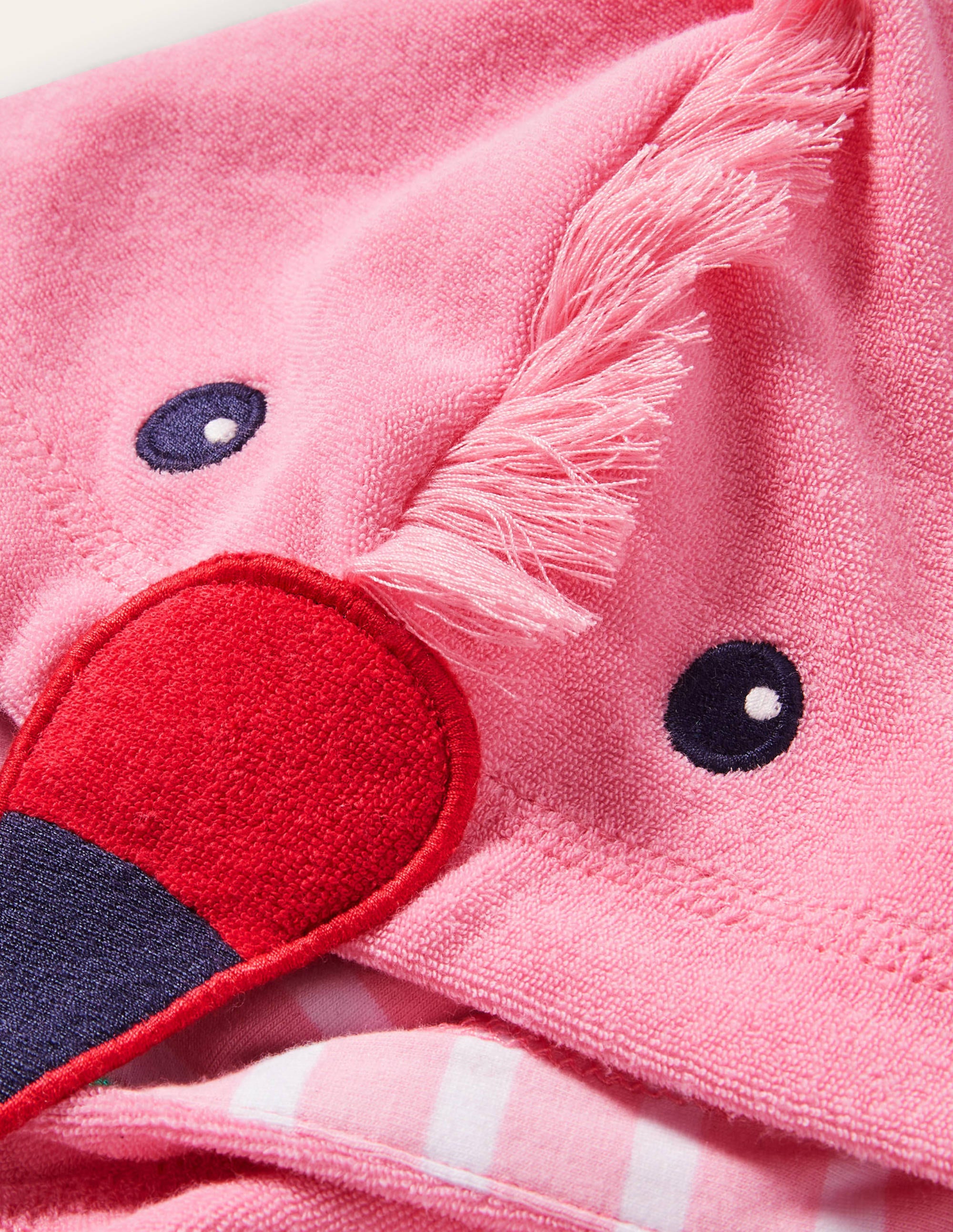 Novelty Towelling Romper-Pink Lemonade Flamingo - Image 3