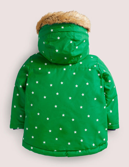 3-in-1 Coat-Highland Green Arctic Animals-2