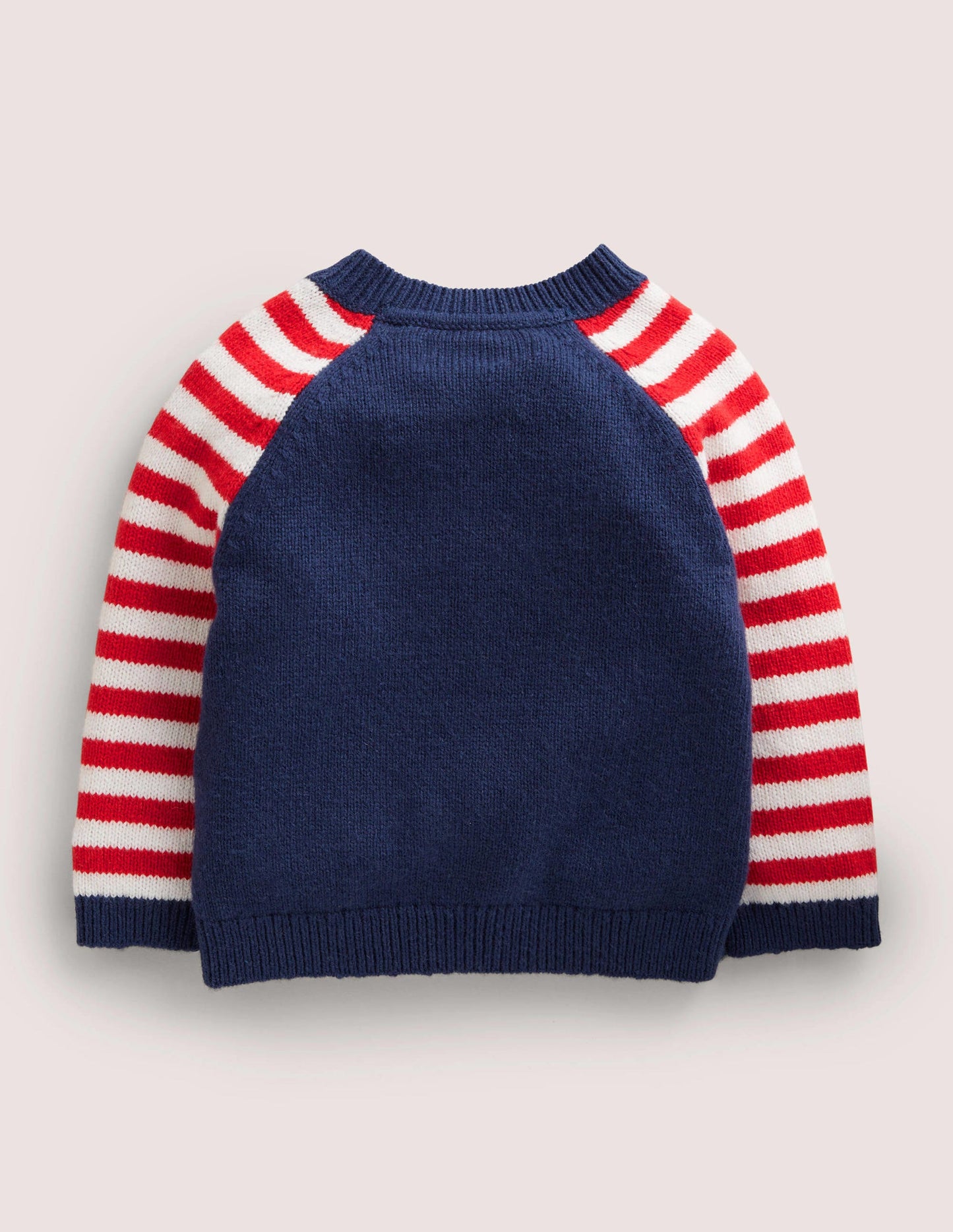 Cosy Fun Jumper-College Navy Train
