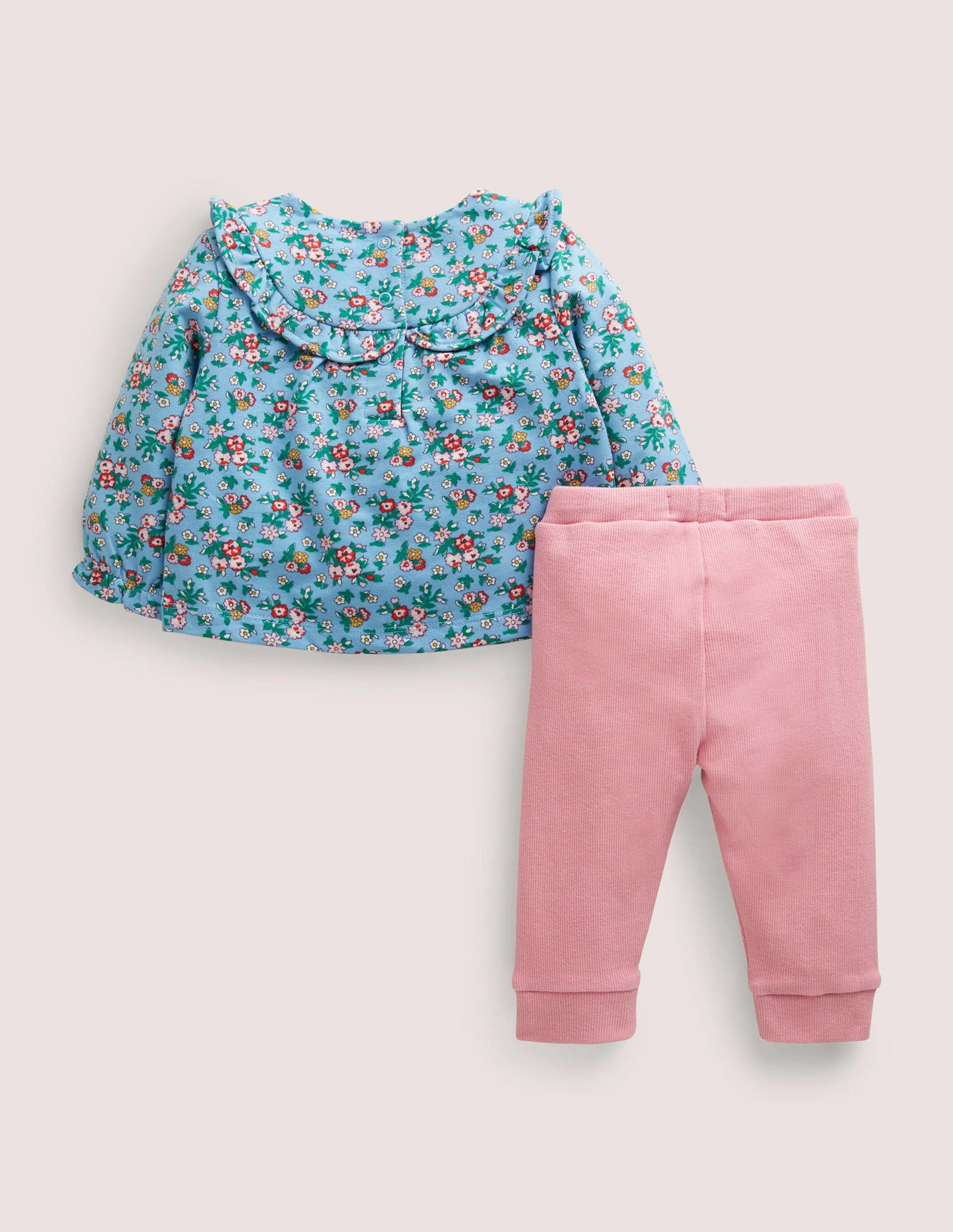 Cosy Ruffle Playset-Dusty Blue Flower Bouquet-2