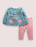 Cosy Ruffle Playset-Dusty Blue Flower Bouquet