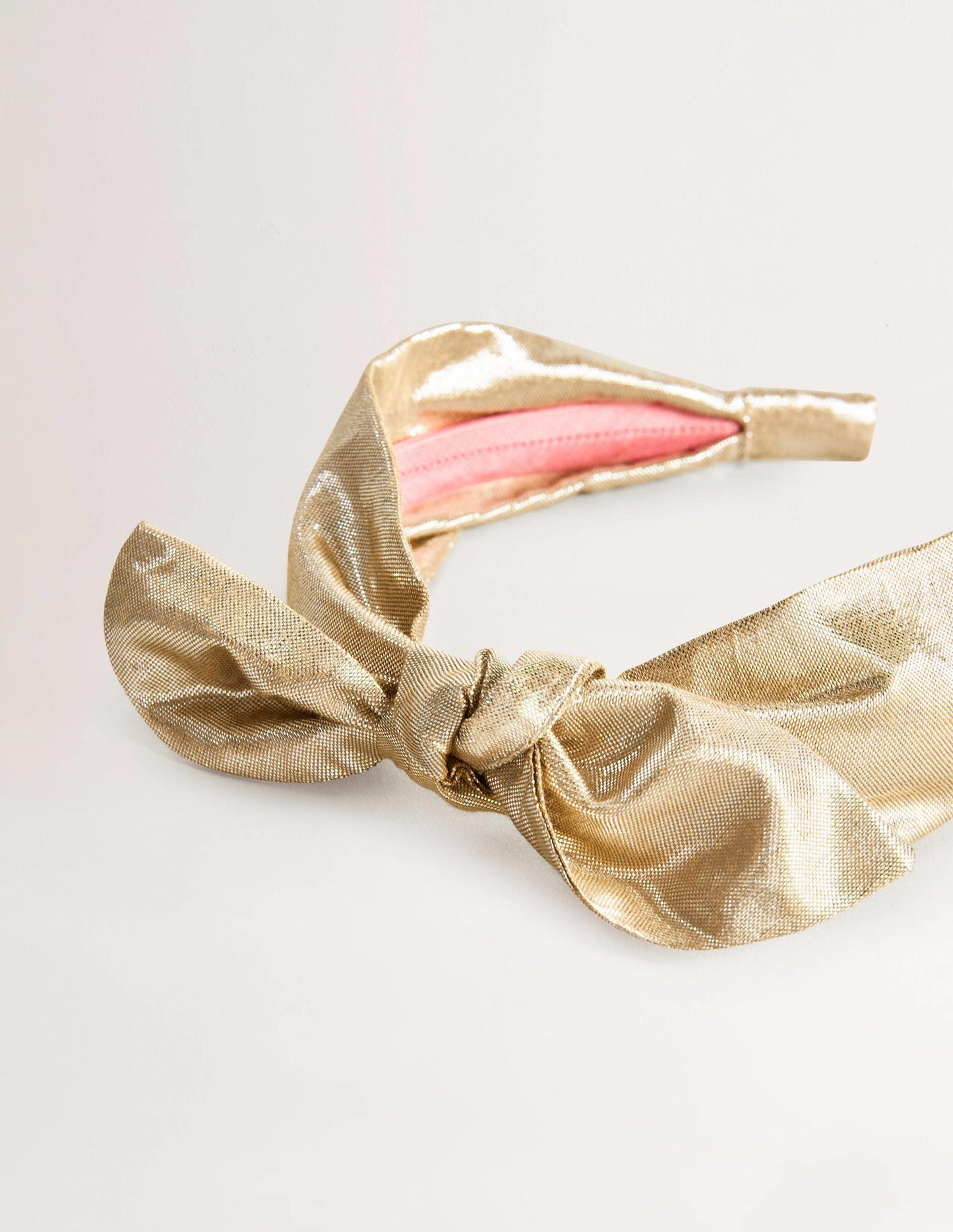 Knot Bow Headband-Gold