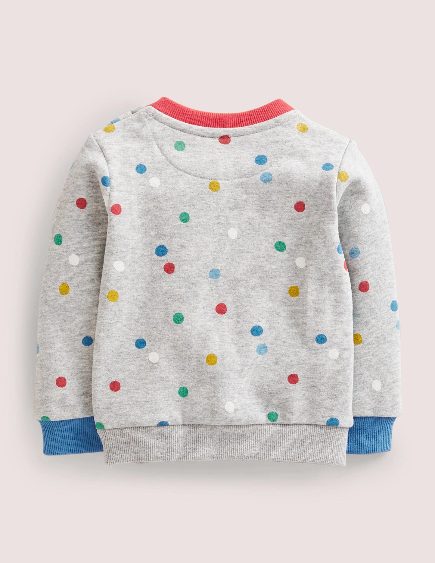 Cosy Sweatshirt-Grey Marl Painted Spot