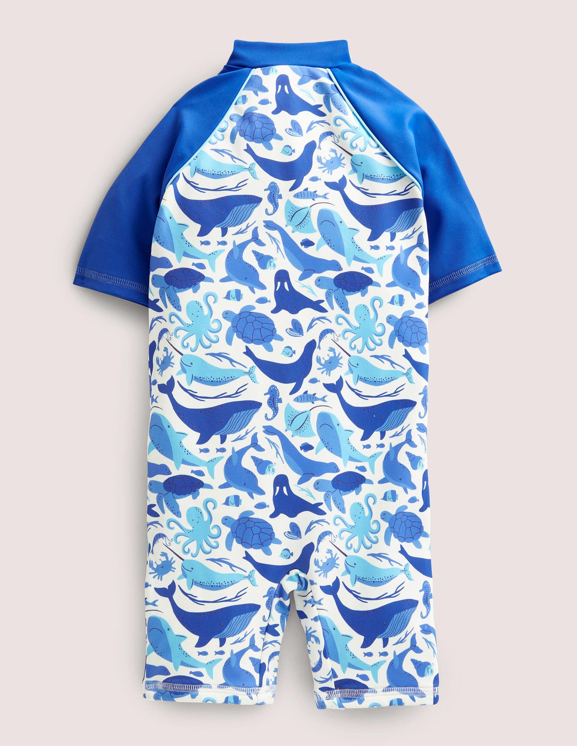 Printed Sun-safe Surf Suit-Ivory Under the Sea - Image 2