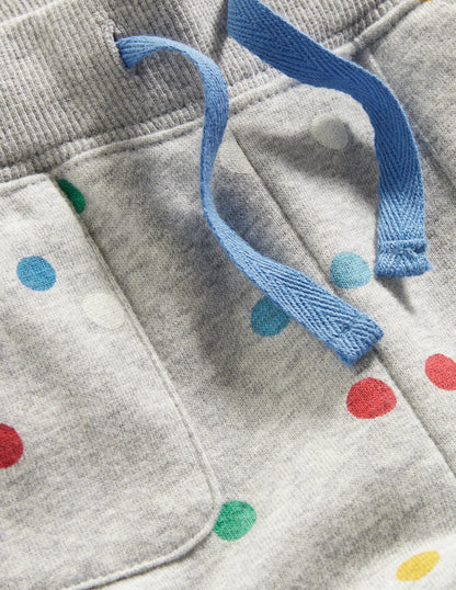 Cosy Jersey Bottoms-Grey Marl Painted Spot-3