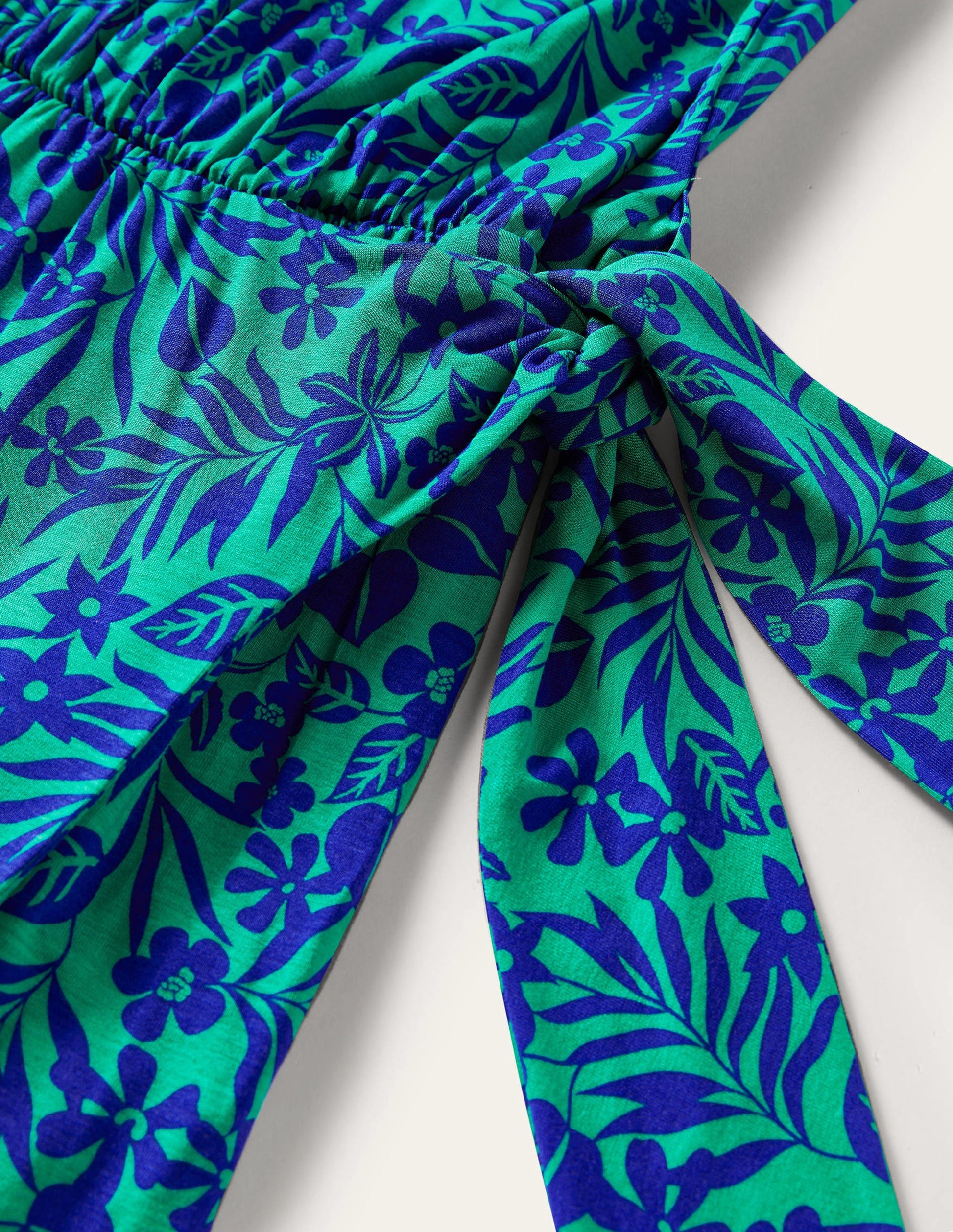 Amanda Jersey Midi Dress-Emerald, Tropic Foliage-11