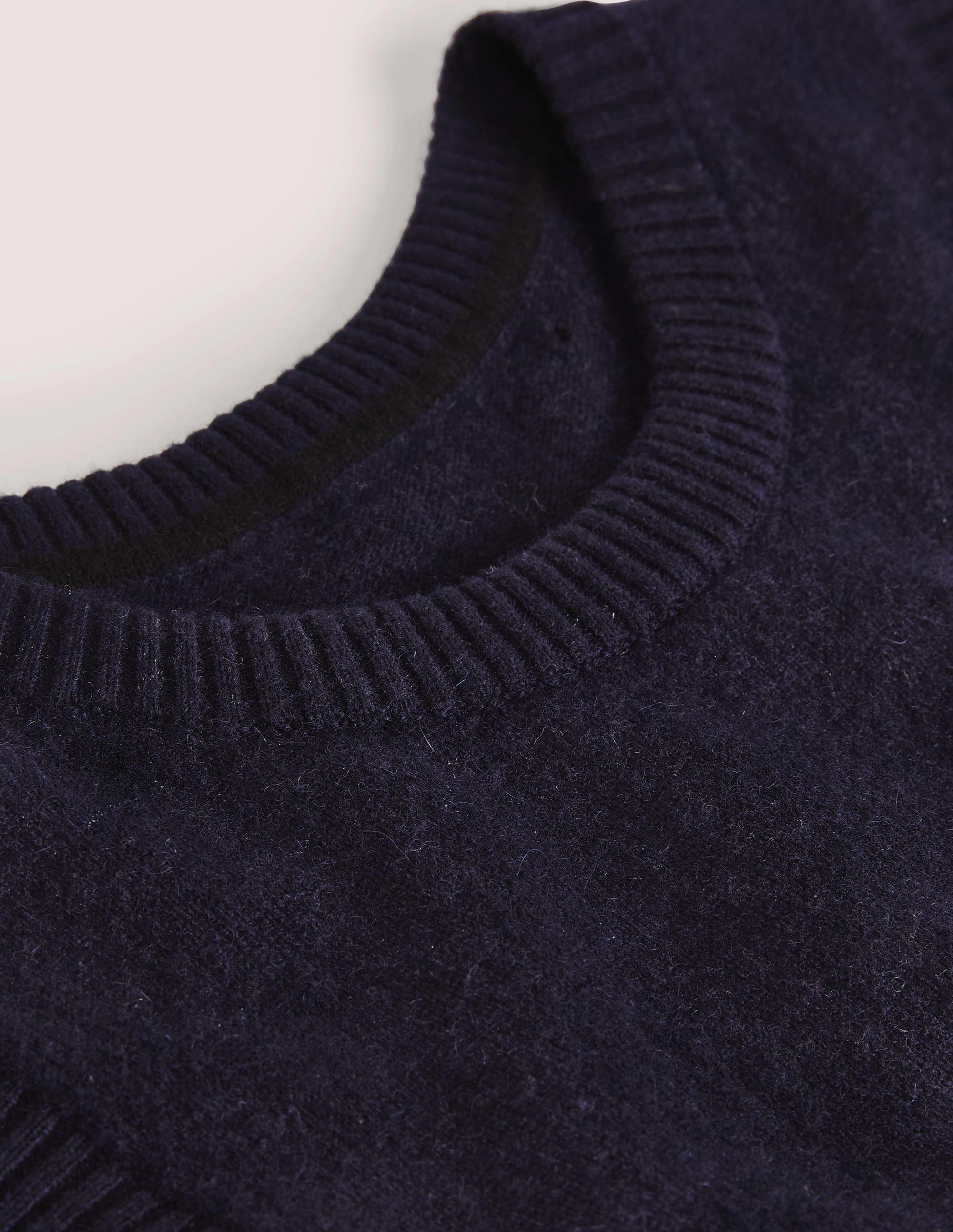 Cashmere Knitted Tank Top-Navy - Image 5