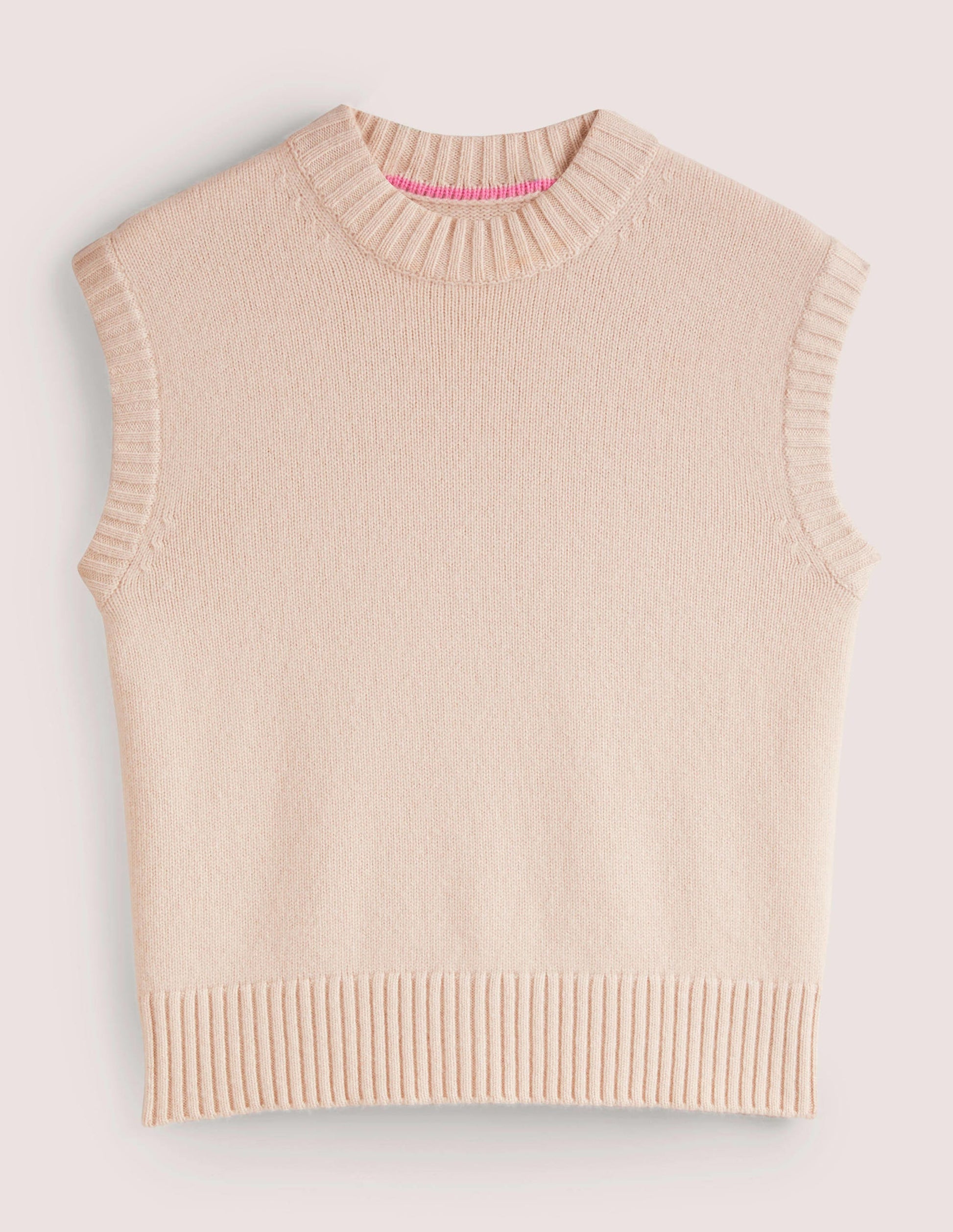 Chunky Cashmere Crew Neck Tank-Rope-6