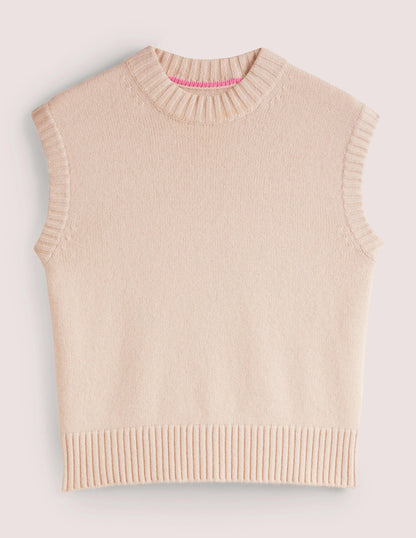 Chunky Cashmere Crew Neck Tank-Rope-6