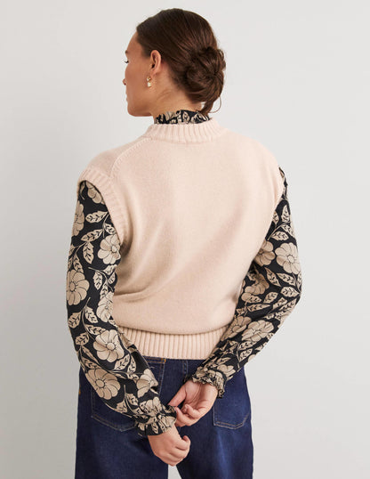 Chunky Cashmere Crew Neck Tank-Rope-3