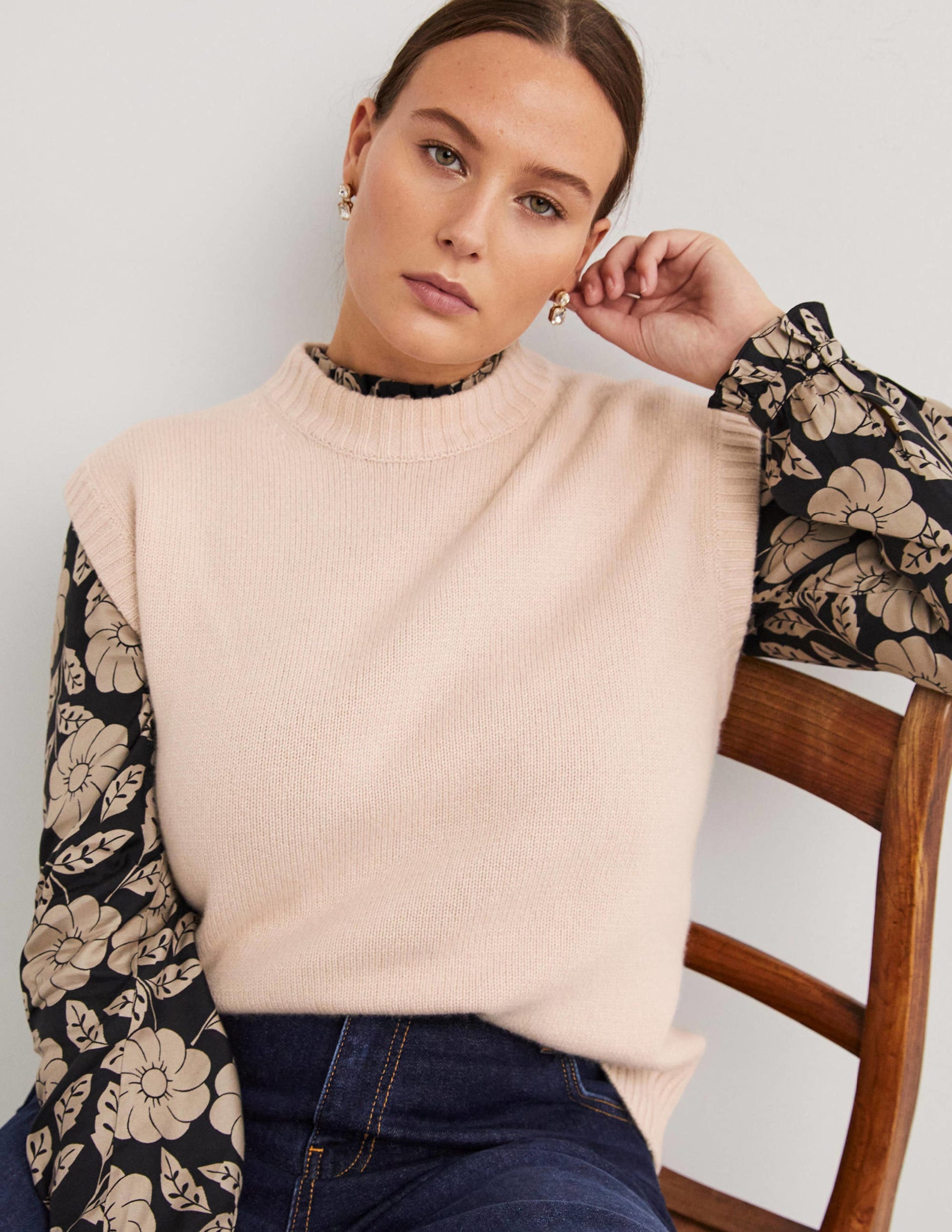 Chunky Cashmere Crew Neck Tank-Rope-4