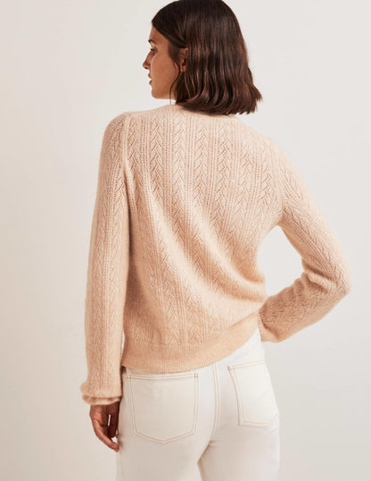 Fluffy Pointelle Jumper-Rope-3