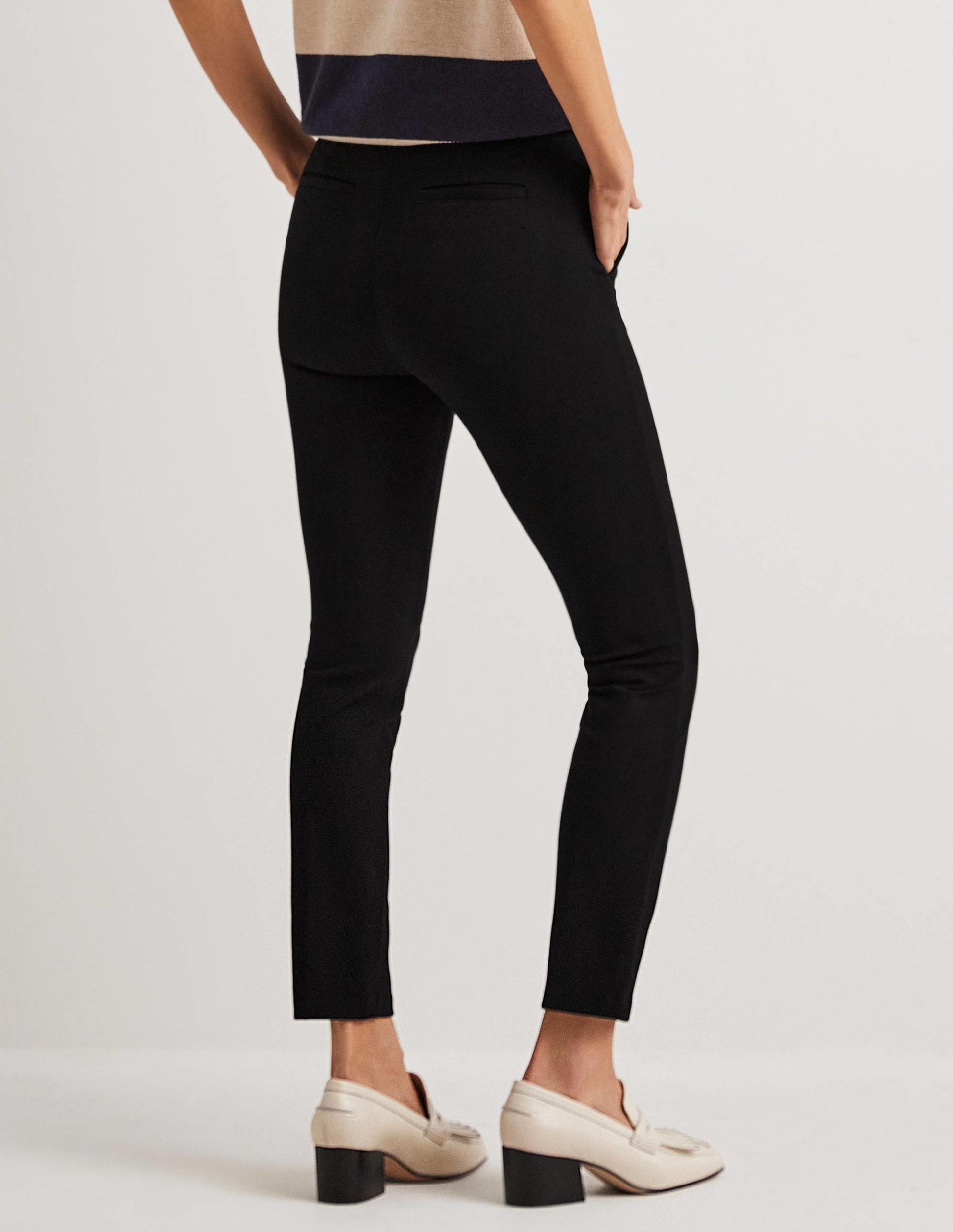 Hampshire 7/8 Ponte Trousers-BLACK-3