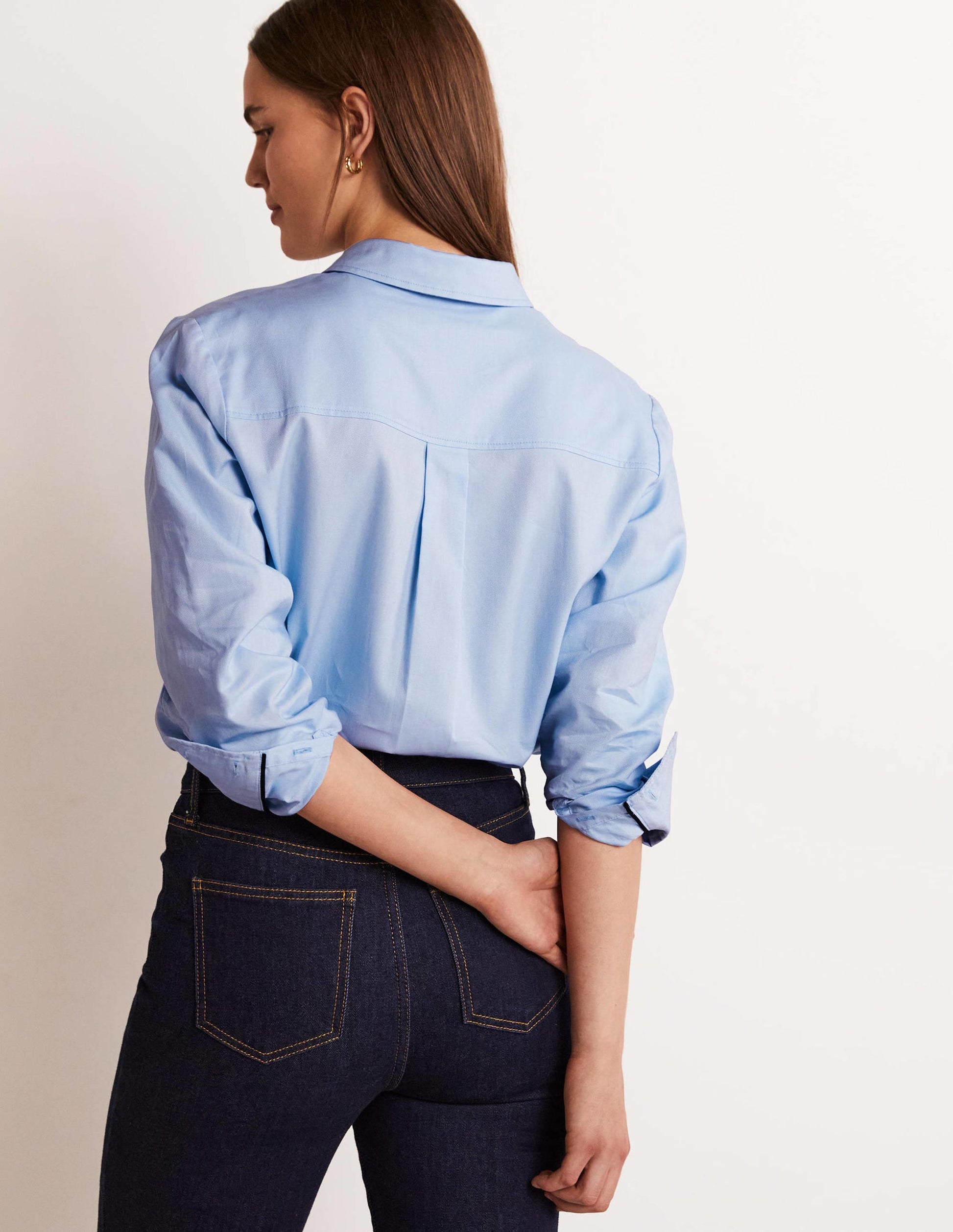 Classic Cotton Shirt-Blue Oxford-6