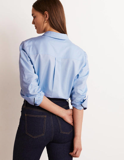 Classic Cotton Shirt-Blue Oxford-6