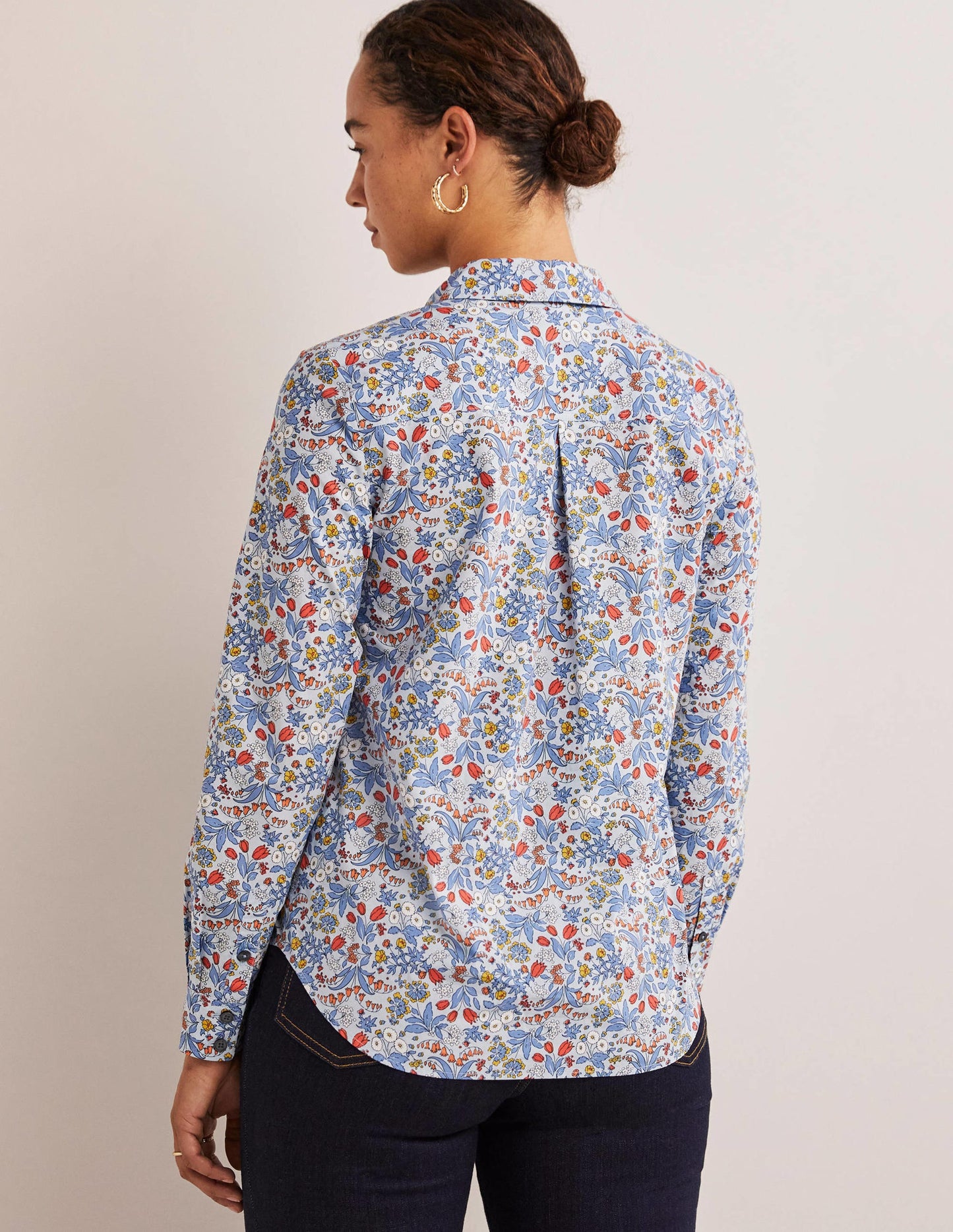 Classic Cotton Shirt-Surf, Wildflower
