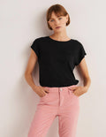 Soft Touch Sleeveless Top-Black