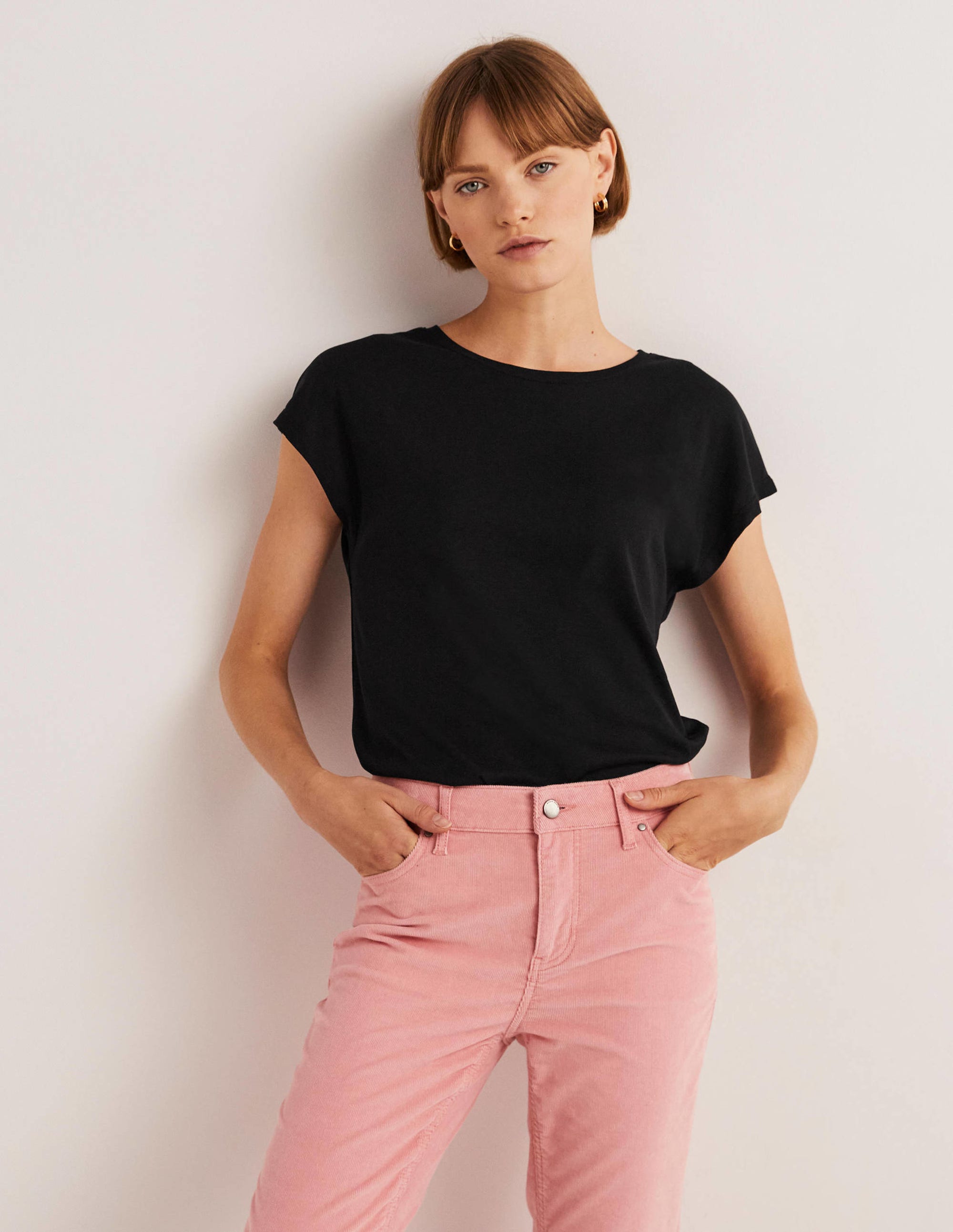 Soft Touch Sleeveless Top-Black - Image 1