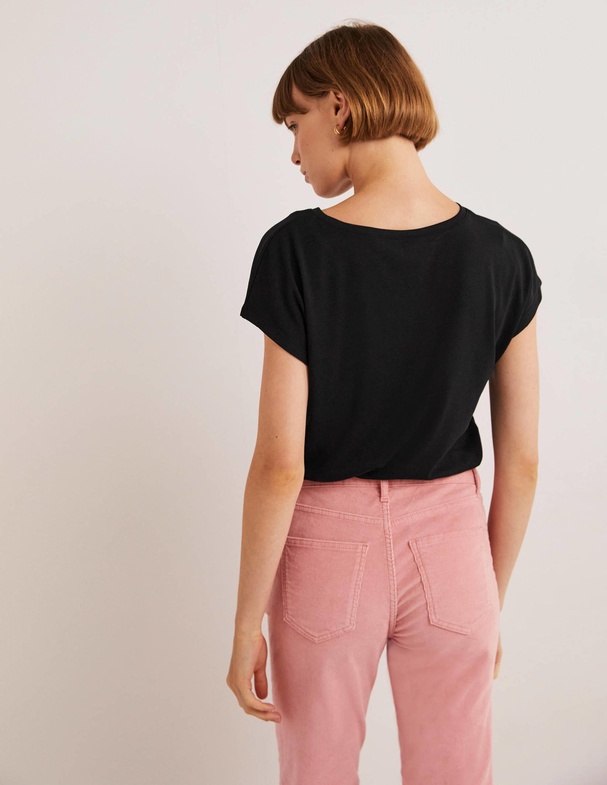 Soft Touch Sleeveless Top-Black - Image 3