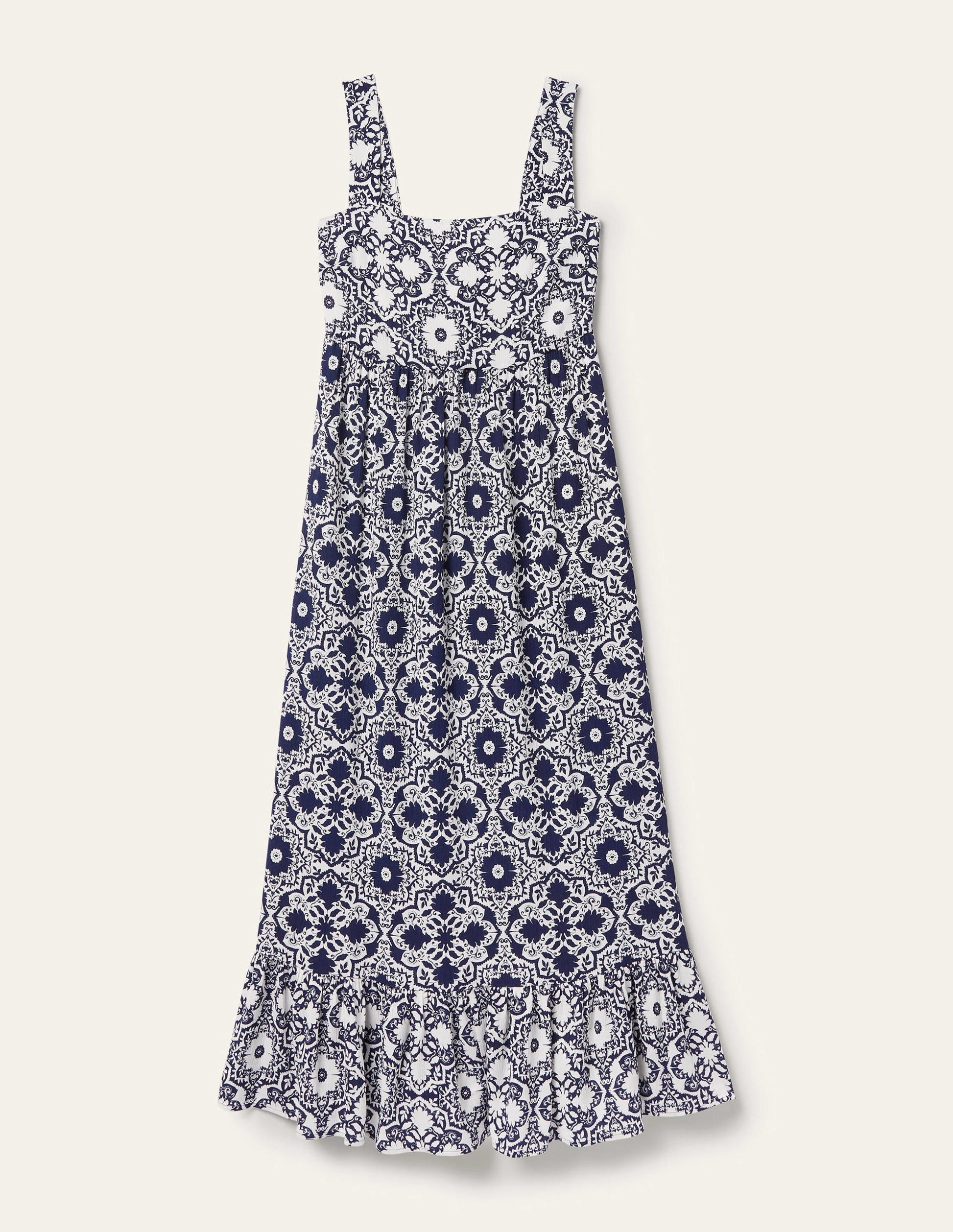 Freya Tie Back Maxi Dress-Navy, Bloomsbury-7